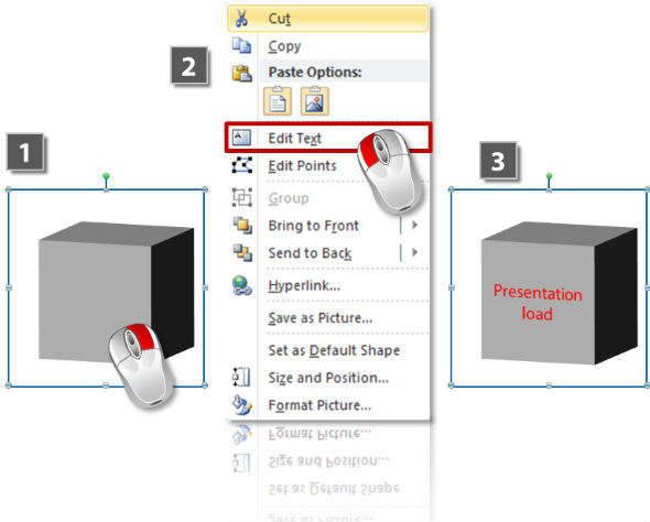 How to add text to 3D objects