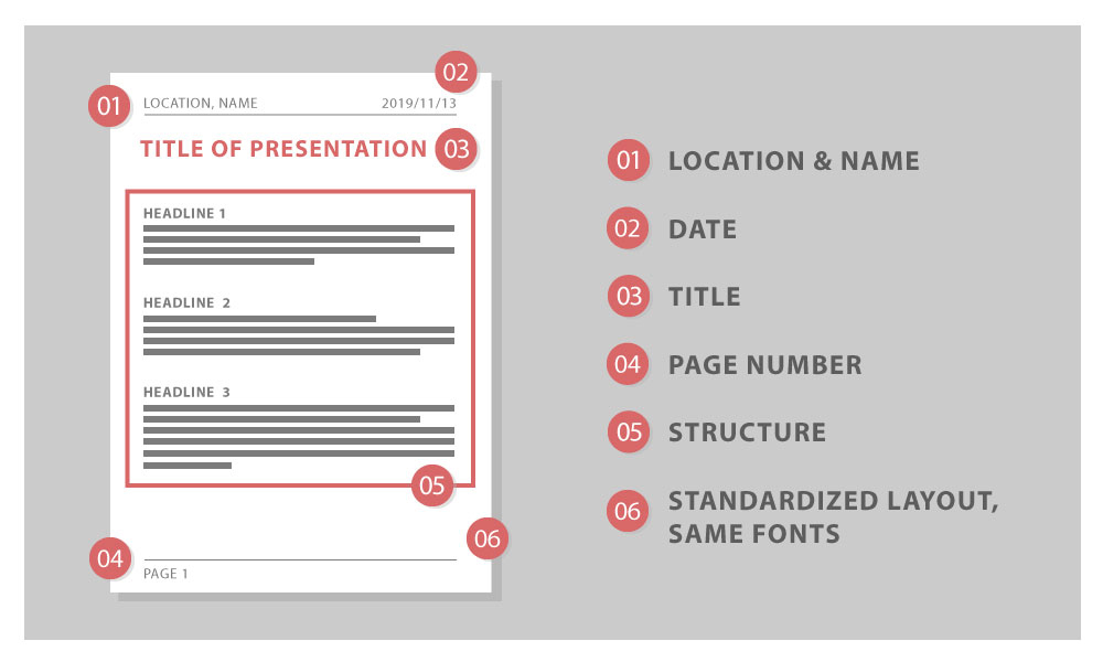 conference presentation handout