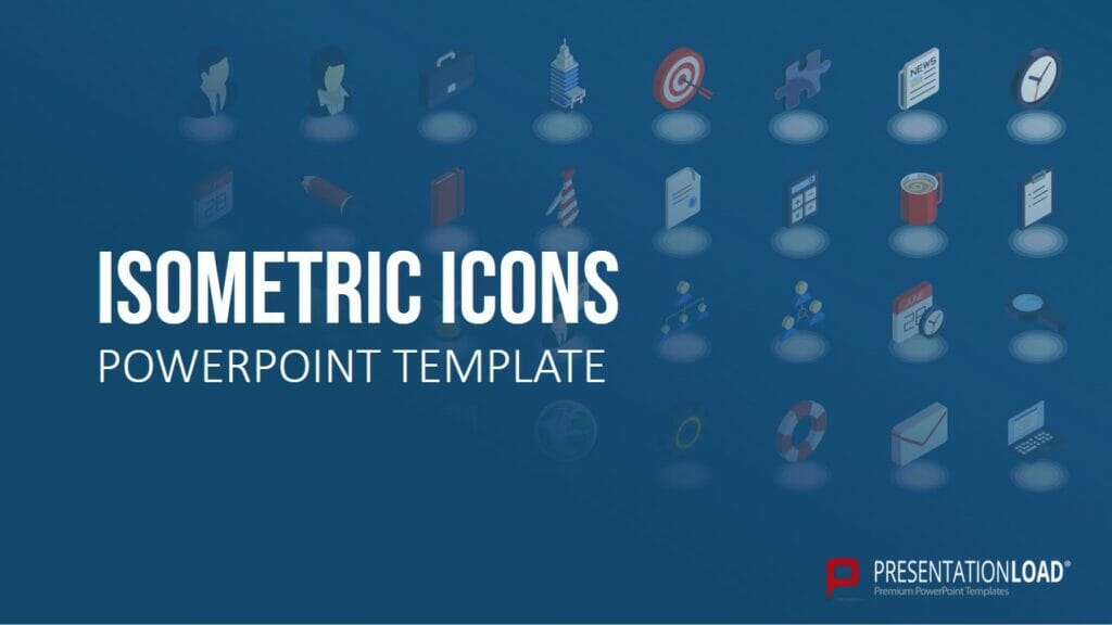 Isometric-Icons for projecting one message