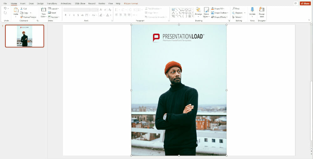 flip images in PowerPoint 2