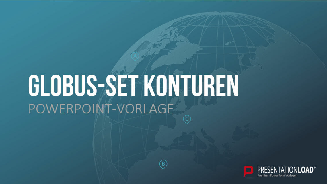 PowerPoint Triggers - Control Your Audience's Attention! 1 3D Globus DE klein