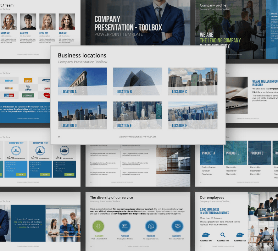 Company Presentation Toolbox