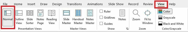 Slide numbers PowerPoint 7