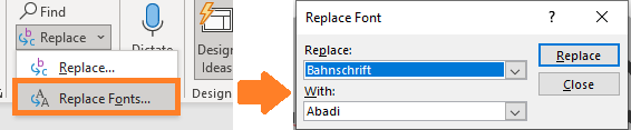 7 Replacing Fonts part two