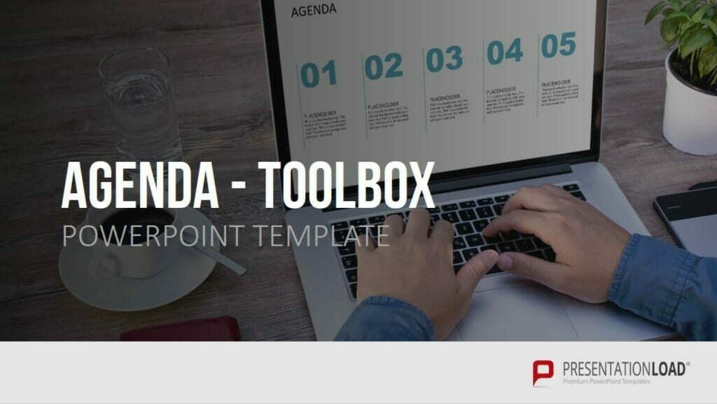 PowerPoint Layout Agenda Shop 1