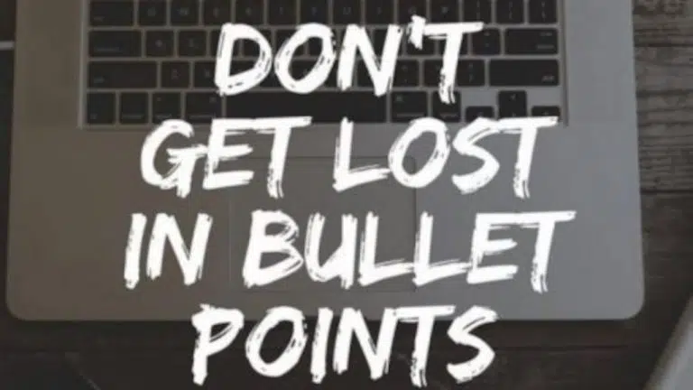 Presenting without Bullet Points – 4 alternative Ideas!