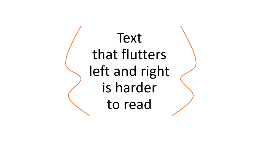 Text alignement: centered