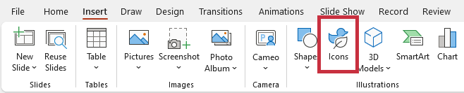 flip images in PowerPoint or flip icons
