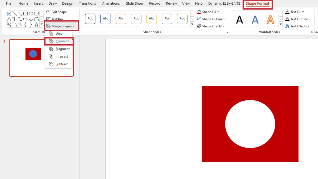 Create own shapes in powerpoint