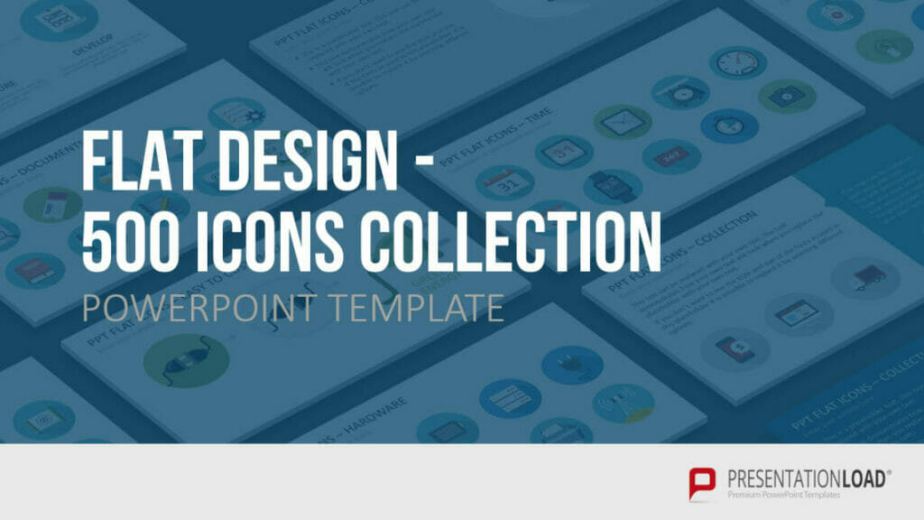 flat design powerpoint icons