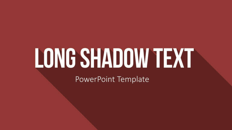Long Shadow Texts in PowerPoint for State-of-the-Art Presentations