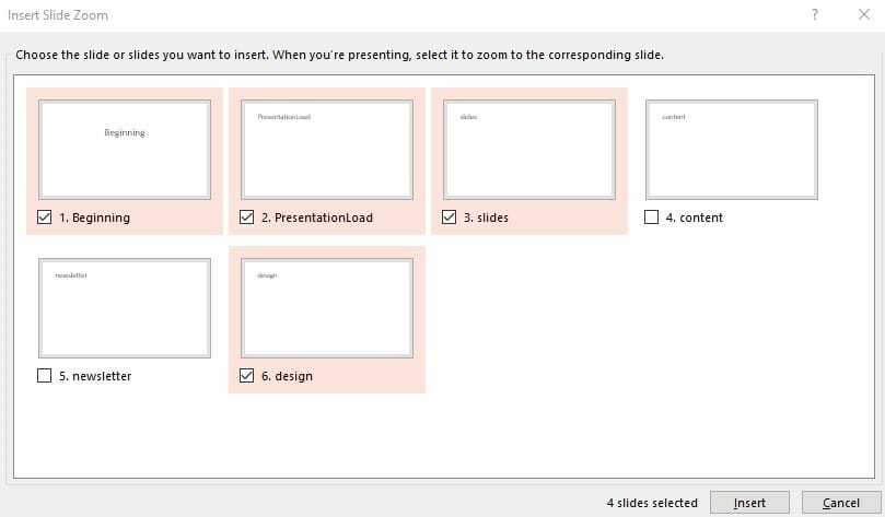 powerpoint zoom effect