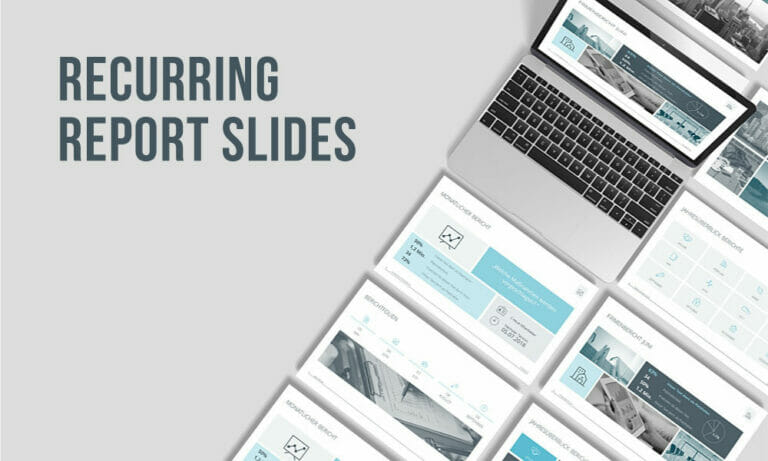 Optimize Recurring Report Slides: Save Time Creating Effective and Modern Status Overviews