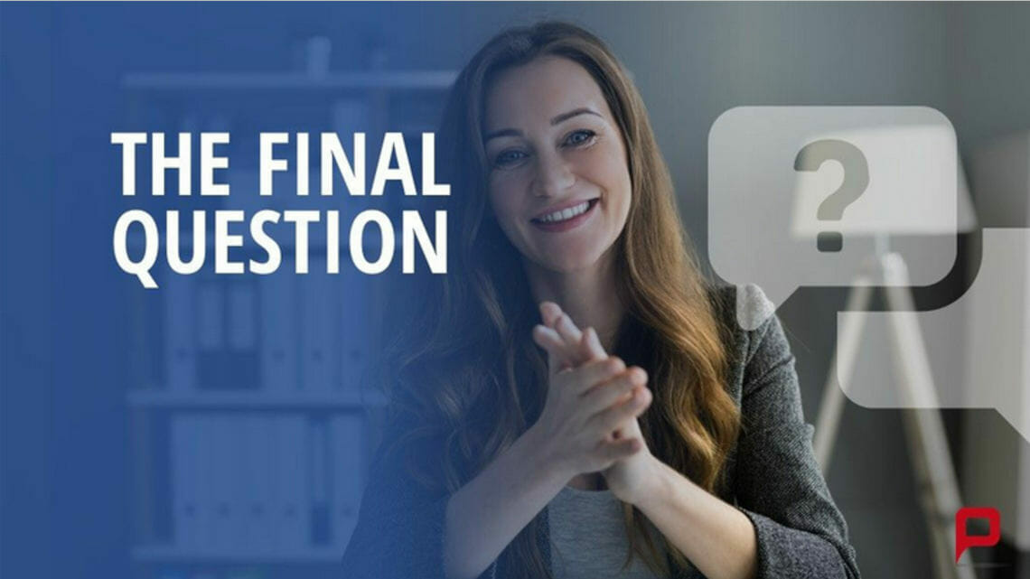 why the final question in presentations is so important