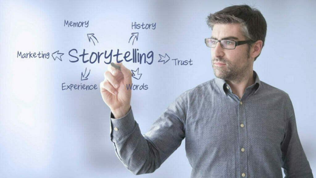 needs-orientated arguments for more sales: use storytelling