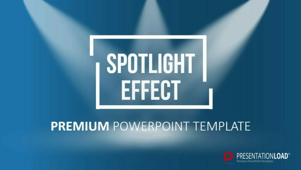 Spotlight Effect PowerPoint Folien Shop
