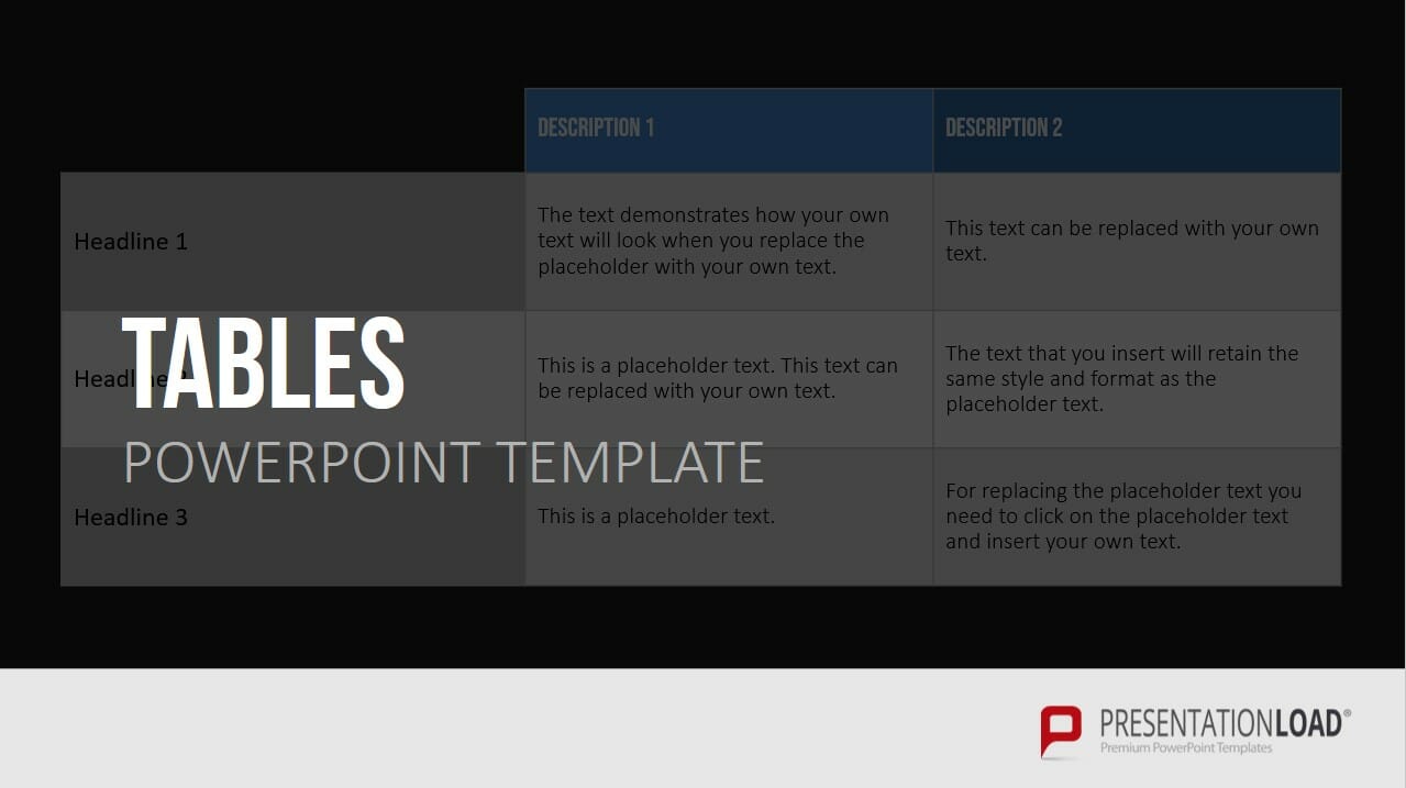 Present tables and figures clearly in PowerPoint: Tips and Tricks! 11 Tables PowerPoint Folien Shop