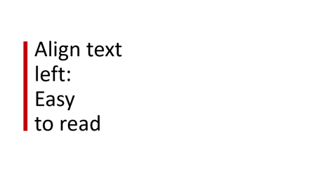The Right Text Alignment on PPT Slides